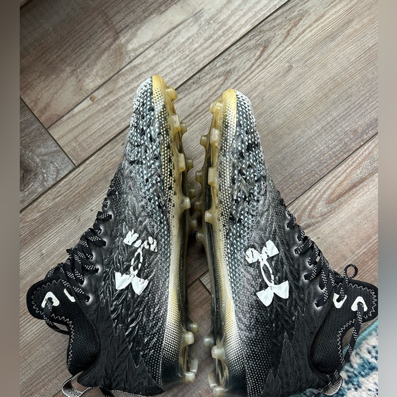 Under Armour Other - Under Armour Black and Gray Cleats Mens size 11